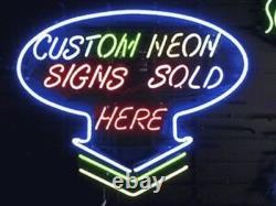 John Deere Farm Machine Tractor Equipment 17x14 Neon Sign Light Lamp Glass