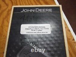 John Deere GAS DIESEL ENGINES 4.5 6.8L Tractor operator's Manual 4039 6059 4045