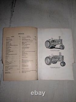 John Deere G & GM Farm Tractor Parts Catalog Manual Book No. 56-R July 15, 1942