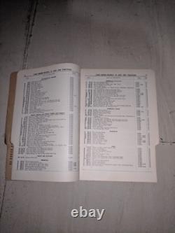 John Deere G & GM Farm Tractor Parts Catalog Manual Book No. 56-R July 15, 1942