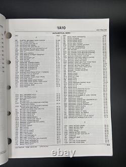 John Deere Genuine 4010 Tractor Parts Catalog Manual Book 1989 Original PC-691