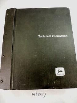 John Deere JD544 & JD544-A Technical & Parts Manual 1981-3 Complete