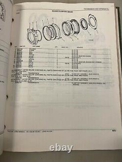 John Deere JD760A Tractor Scraper parts manual. PC-1153 and PC-1131 bound cover