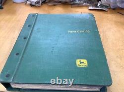 John Deere Lawn Tractor Parts Catalogs & J. D. Binder 11 Sections Used Condition