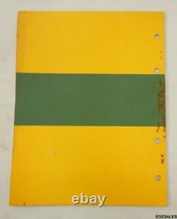 John Deere Manuals Catalogs 4020 Tractors, Machine Operation, Parts Catalogs