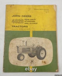 John Deere Manuals Catalogs 4020 Tractors, Machine Operation, Parts Catalogs