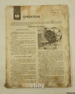John Deere Manuals Catalogs 4020 Tractors, Machine Operation, Parts Catalogs