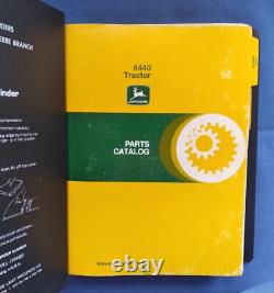 John Deere Models 8440 8640 Tractor Parts Catalog Manual PC 1634 PC1636