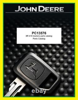 John Deere PC13576 8R 410 tractors parts catalog