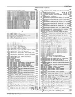 John Deere PC13576 8R 410 tractors parts catalog