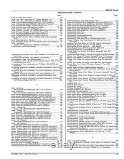 John Deere PC13593 8R-2704 tractor parts catalog