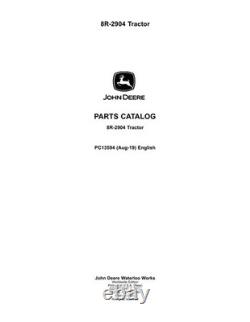 John Deere PC13594 8R-2904 tractor parts catalog