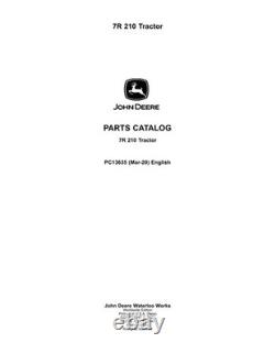 John Deere PC13635 7R210 tractor parts catalog