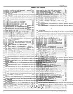 John Deere PC13635 7R210 tractor parts catalog