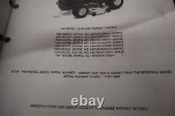 John Deere PC-1997 430 Lawn and Garden Tractor Service Parts Catalog Manual