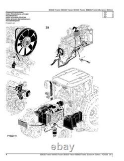 John Deere Se6320 Se6420 Se6520 Se6620 Tractor Parts Catalog Manual