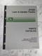 John Deere Service Parts Manual Catalog Lawn Garden Tractor Gt225 Pc2720 1998
