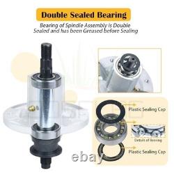 John Deere Tractor Spindle with Pulley and Belt 2 Pack
