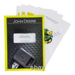 John Deere X590 Tractor Parts Catalog Manual +! Bonus