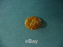La- Vintage John Deere 20 Years 10k Gold Top Pin Back Pin (#16125)