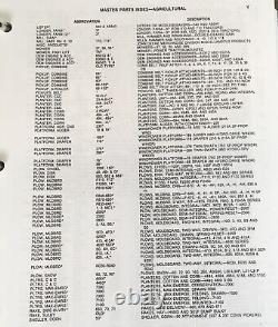 Master Parts Index MPI Manual For John Deere Ag Include New Gen Tractors Catalog