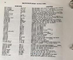 Master Parts Index MPI Manual For John Deere Ag Include New Gen Tractors Catalog