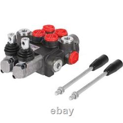 Monoblock Double Spool Valve with Handles SAE with ORB Fitting Fits Several Models