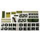 Mylar Decal Set Fits John Deere Tractor 820 2 Cylinder Diesel