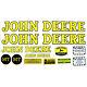 Mylar Decal Set Fits John Deere Tractor MT Styled Hood 1947-1952