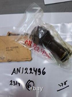 NOS TRACTOR PARTS AN122496 valve fit john deere