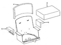 New Seat Made To Fit John Deere Crawler Dozer 420 430 440 1010 2010