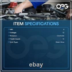 New Starter For JOHN DEERE TRACTOR DIESEL LOADER OTHERS RE59589 RE61516 RE65176