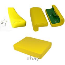 One New Back Cushion Seat Cushion Arm Rest Cushion Set Fits John Deere 520 530