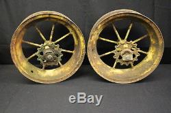 Pair of Antique John Deere Spoke Wagon Rims JB 2688B