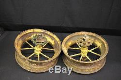 Pair of Antique John Deere Spoke Wagon Rims JB 2688B