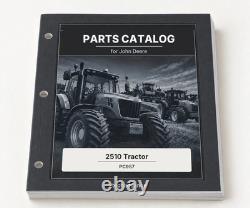 Parts Catalog fits John Deere 2510 Tractor PC957
