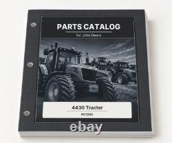 Parts Catalog fits John Deere 4430 Tractor PC1295