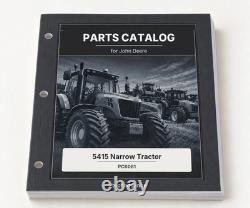 Parts Catalog fits John Deere 5415 Narrow Tractor PC6081
