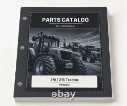 Parts Catalog fits John Deere 7M 215 Tractor PC16456