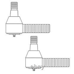 RH & LH Threaded Tie Rod Set Fits John Deere Replaces LVA14959
