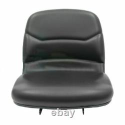 Seat Contoured Black Vinyl Fits John Deere 790 3005 990 4005 870 970 770 670 1