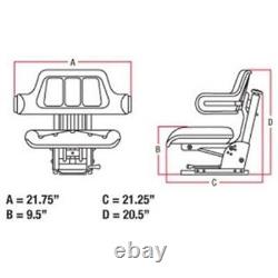 Seat Fits John Deere Tractor 1020 1030 1040 1120 1130 1140 1520 1530 1630