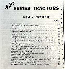 Service Manual Parts Catalog Operators Set for John Deere 435 Diesel Tractors