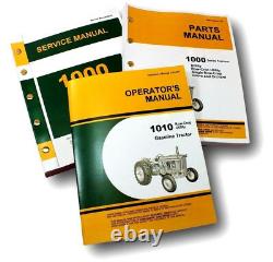 Service Manual Set For John Deere 1010 Gas Tractor Parts Operator Owners Repair