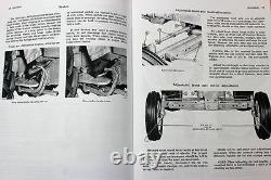 Service Manual Set For John Deere 1010 Gas Tractor Parts Operator Owners Repair