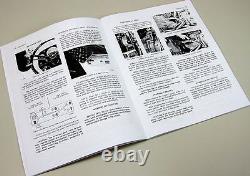Service Manual Set For John Deere 1020 Tractor Parts Owner Tech Repair Operator