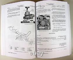 Service Manual Set For John Deere 2020 Tractor Parts Catalog Shop Repair Books
