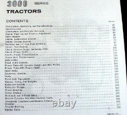 Service Manual Set For John Deere 3010 Tractor Parts Tech Shop Repair Catalog