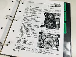 Service Manual Set For John Deere 4020 4000 Tractor Operators Tech Parts Catalog