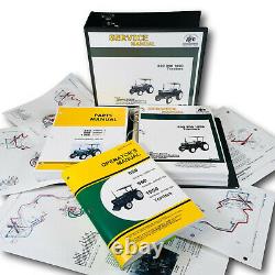 Service Manual Set For John Deere 850 950 1050 Tractor Parts Operators Catalog